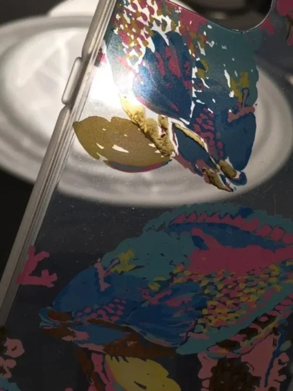 NWT Lilly Pulitzer clear Sandstorm fish iPhone 7/8 case